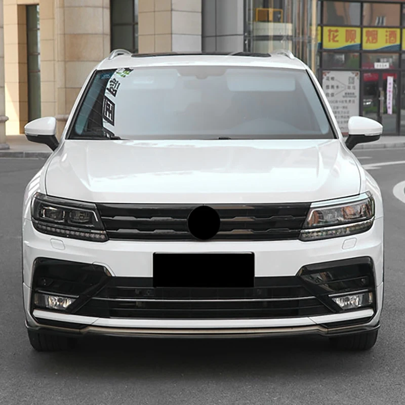 Для Tiguan MK2 2016-2021 передний бампер сетка Центральная решетка гриль литье полосы