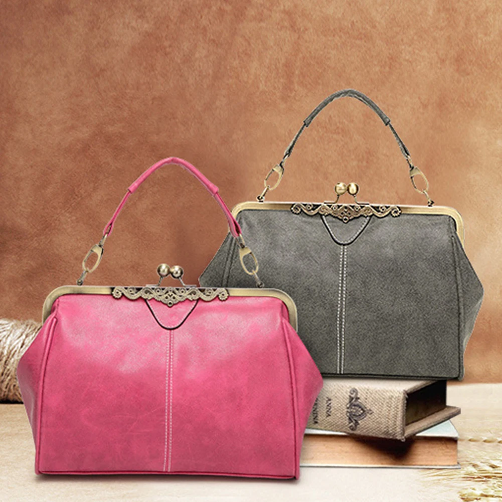 Женская сумка через плечо матовая мессенджер из искусственной кожи в стиле ретро