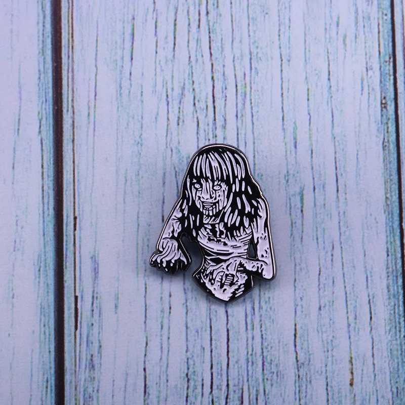 Junji Ito Horror Art Collection: Anything But a Ghost Badge for Fans image 3