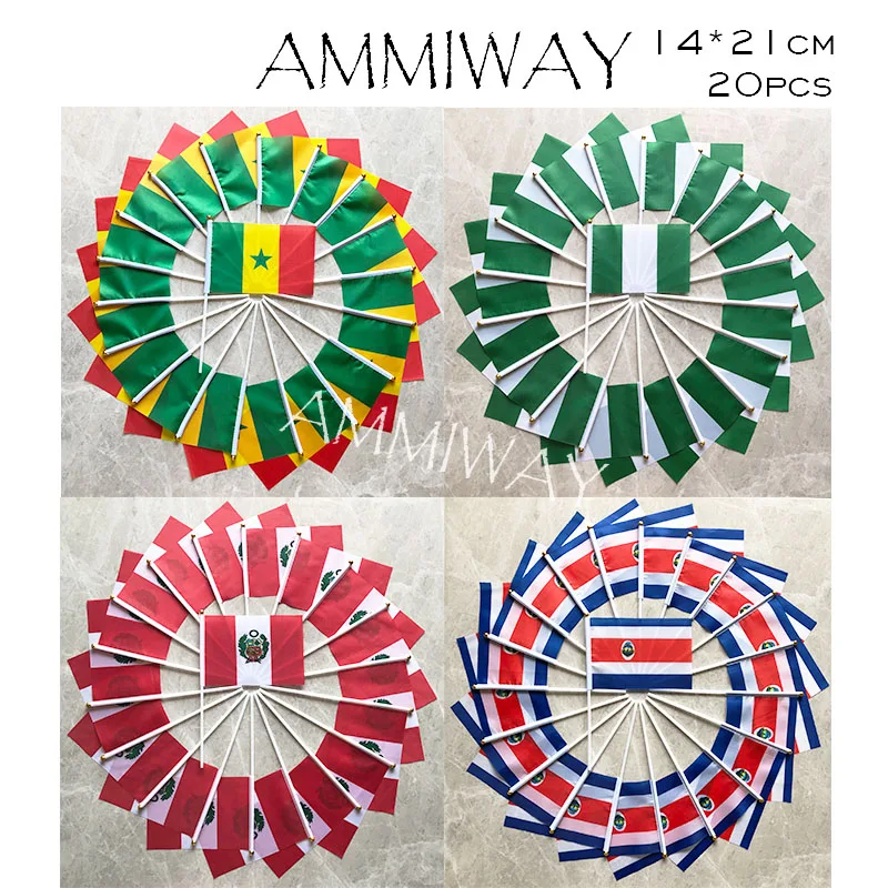 Флажки AMMIWAY из ручной развевающийся Национальный флаг полиэстера Филиппины