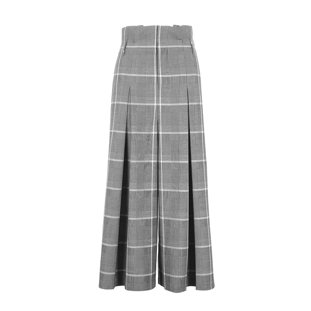 Женские клетчатые широкие брюки с высокой посадкой Vero Moda | 31846J505|Брюки|