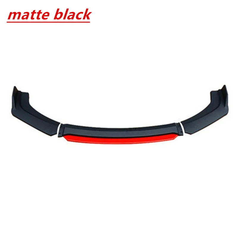 Передний бампер спойлер карбоновая поверхность контрастный цвет дизайнерская