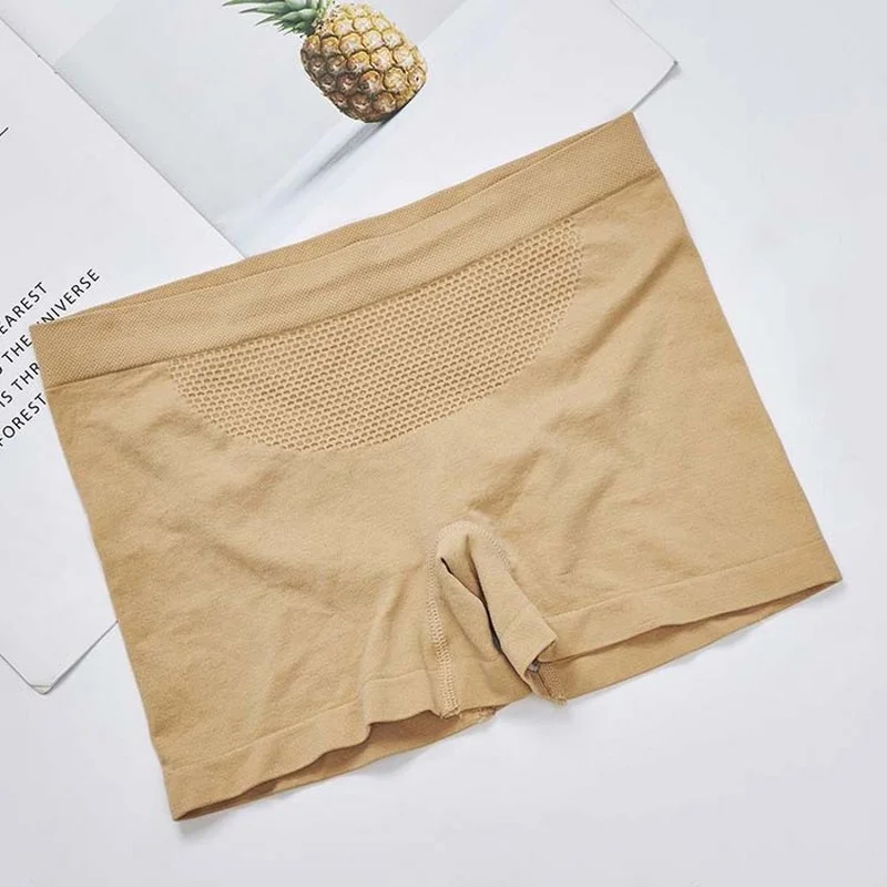 Трусы-боксеры женские бесшовные эластичные средней длины | Женская одежда