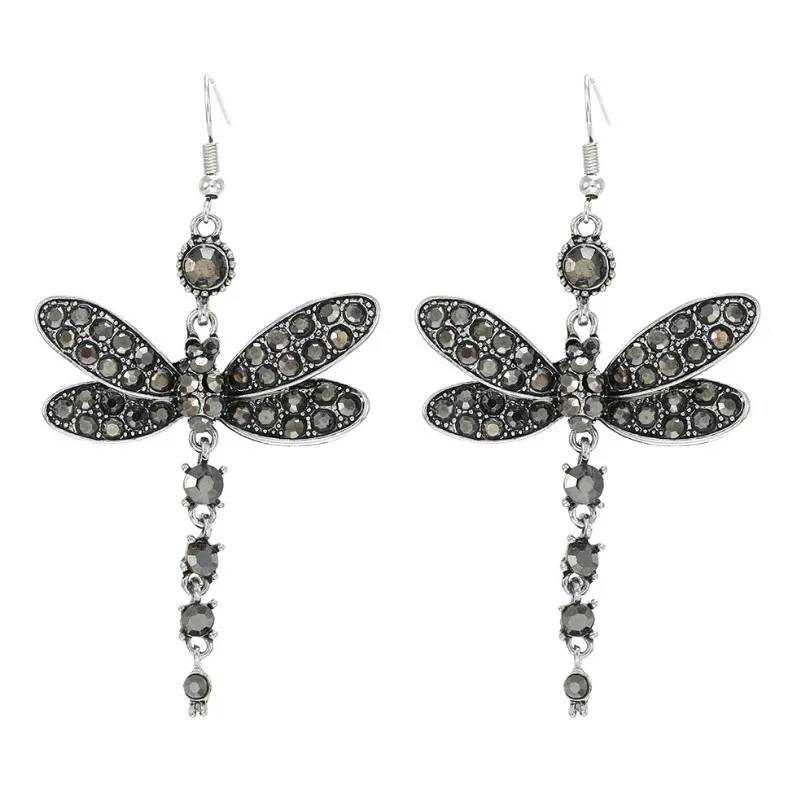 

2021 Women Animal Dragonfly Pendant Earrings Jewelry Gifts