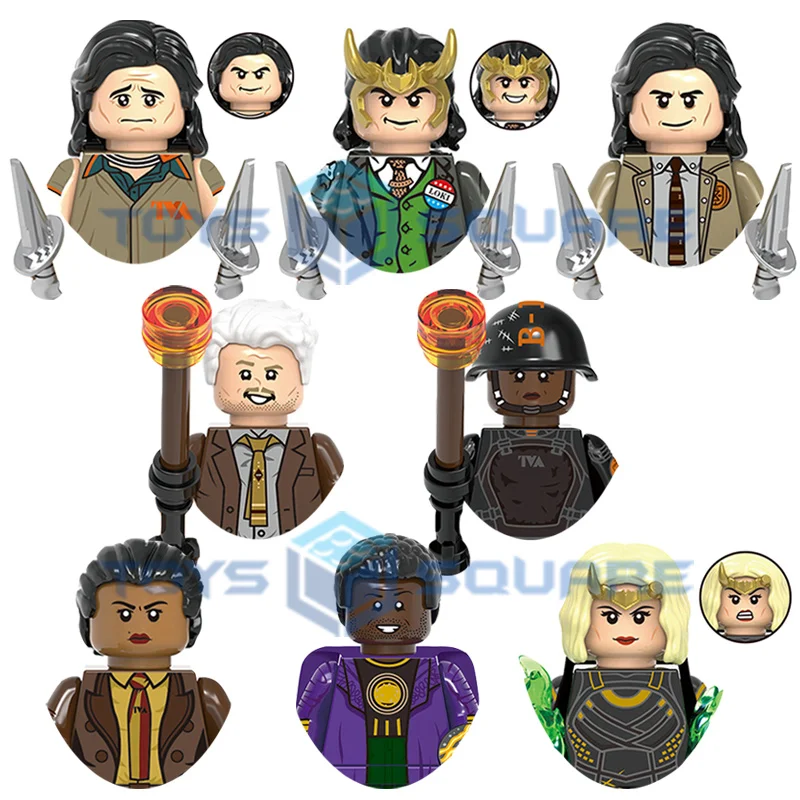 Loki Hunter Mobius Kang The Conqueror Renslayer Сильви модель строительные блоки кубики MOC набор