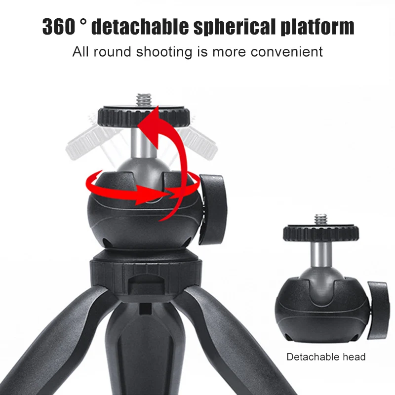 Настольный Штатив для мобильного телефона со сменным объективом цифровой камеры