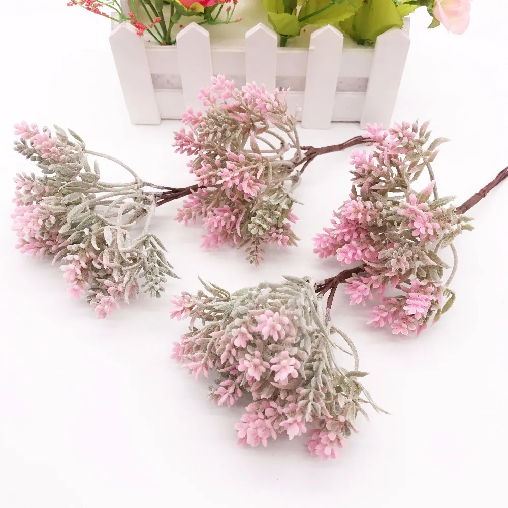 Искусственные мини травы 6 шт. искусственные цветы для свадьбы Рождества декор