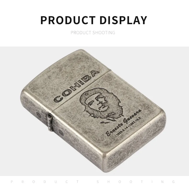 COHIBA зажигалка для сигар, 2 фонарь, Крутые гаджеты, портативная Зажигалка для сигарет, аксессуары для путешествий с подарочной коробкой