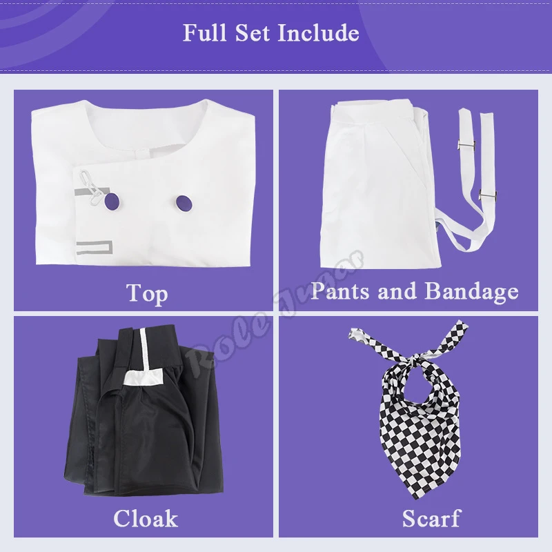 Костюм для косплея Kokichi Ouma Danganronpa V3 белая униформа и плащ Хэллоуина модный наряд