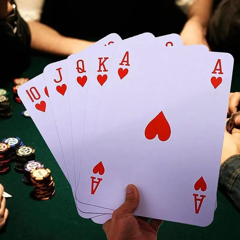Супербольшие гигантские Джамбо игральные карты 12 х17 см полная колода огромная