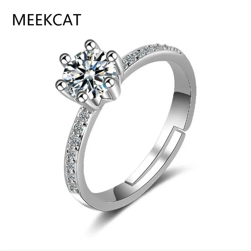 

5.0ct Moissanite Engagement Ring Women 925 Sterling Silver Lab Diamond Ring Sterling Silver Wedding Rings Jewelry