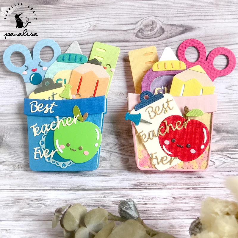 Милые канцелярские принадлежности Panalisacraft трафареты для резки металла сделай