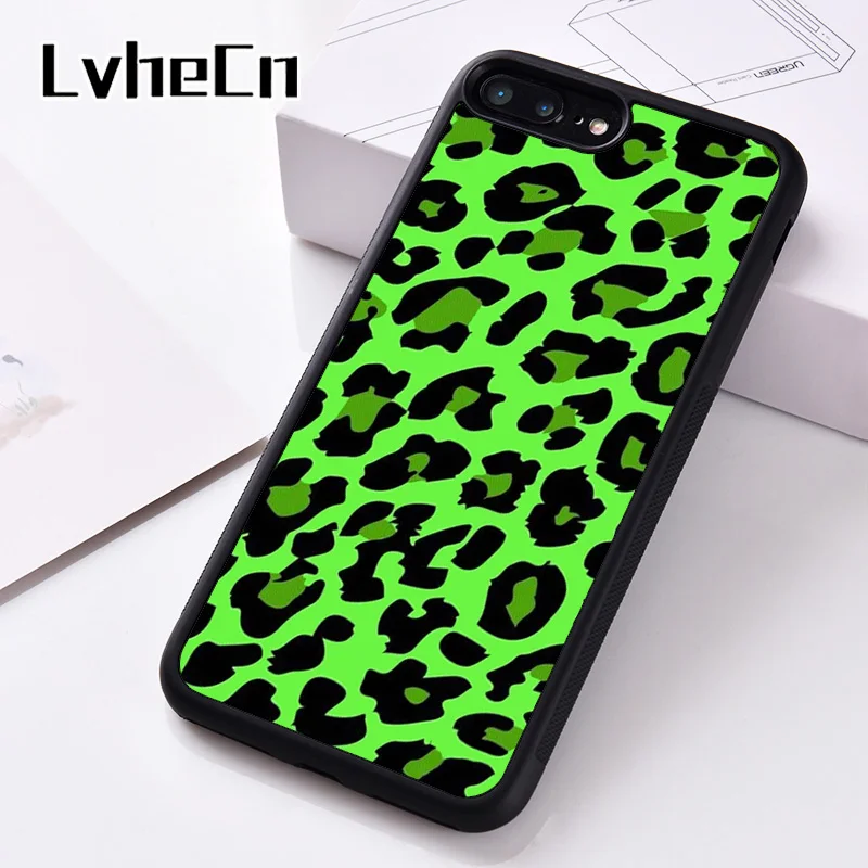 LvheCn силиконовый чехол для телефона iPhone 6 6S 7 8 Plus 5 5S SE X XS XR 11 PRO MAX неоновый зеленый
