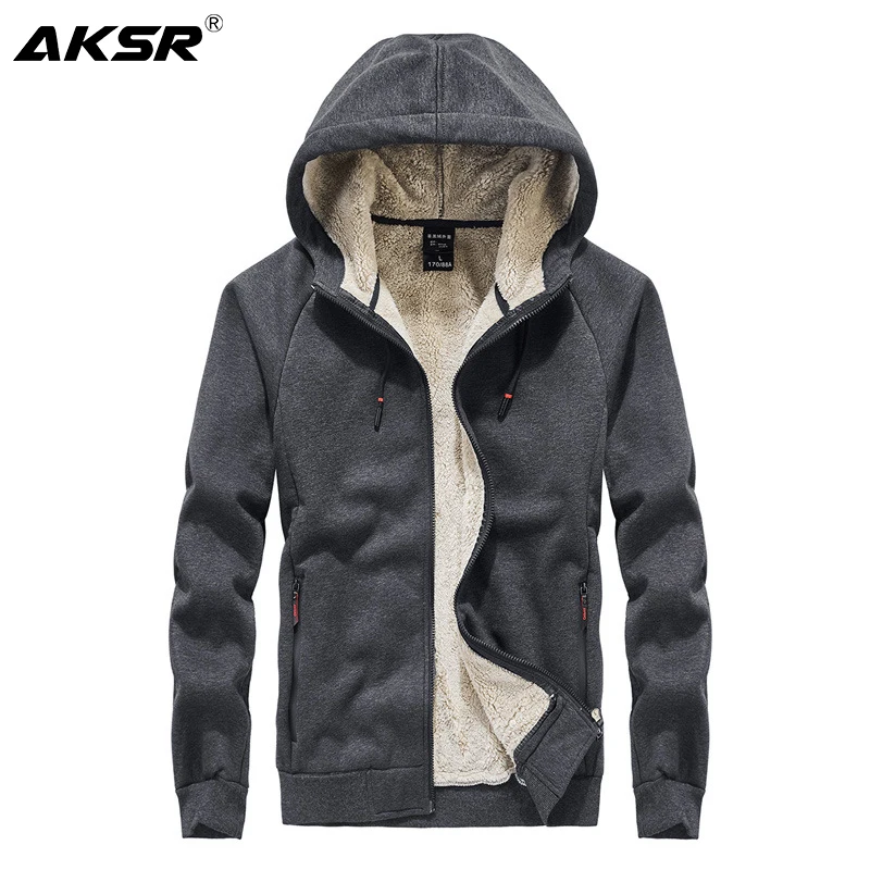 Мужские толстовки с молнией бархатная теплая весенне осенняя Толстовка большого