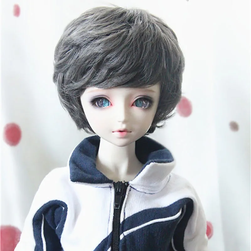 Парик для шарнирной куклы Bybrana кукла унисекс с короткими вьющимися волосами