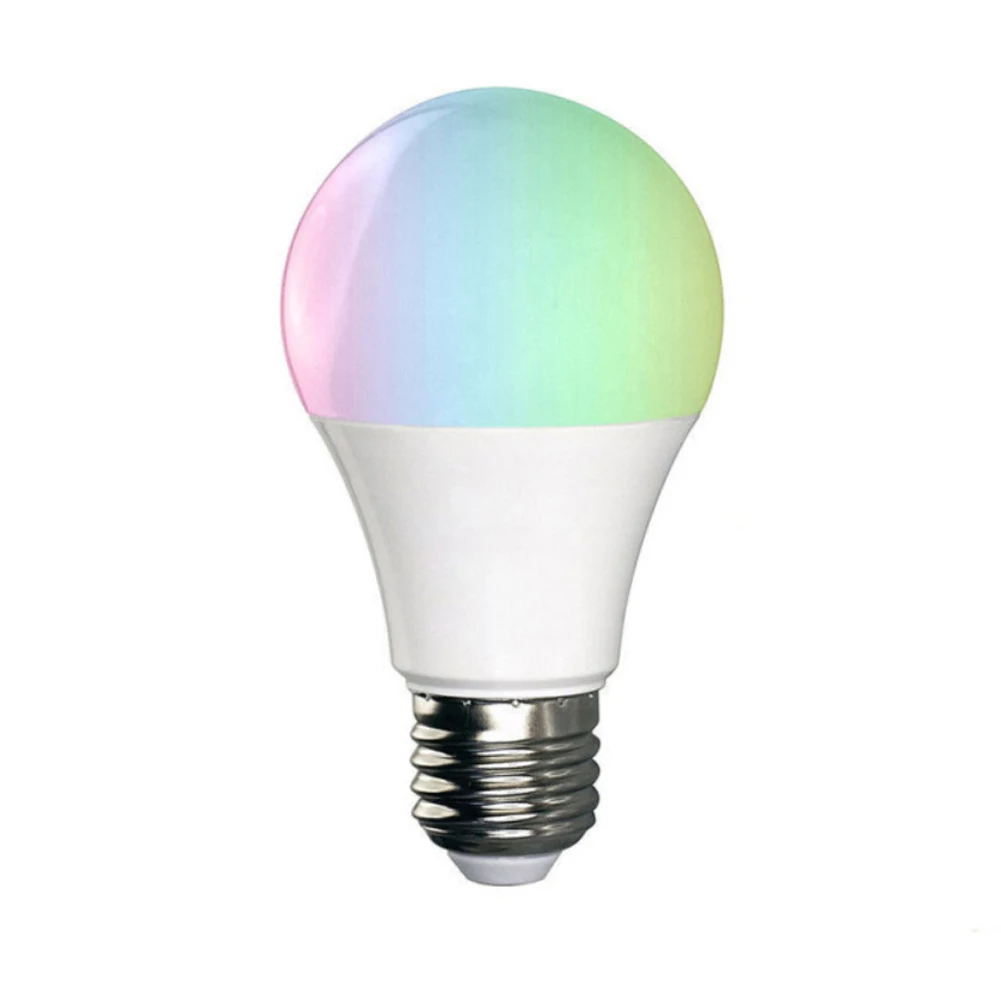 1pcs E27 WiFi умный мобильный телефон Голосовое управление RGB энергосберегающий затемнение СВЕТОДИОДНЫЙ многоцветный маленькие умные лампочки 11 Вт Совместимость Alexa Google - Комплект: 1pcs