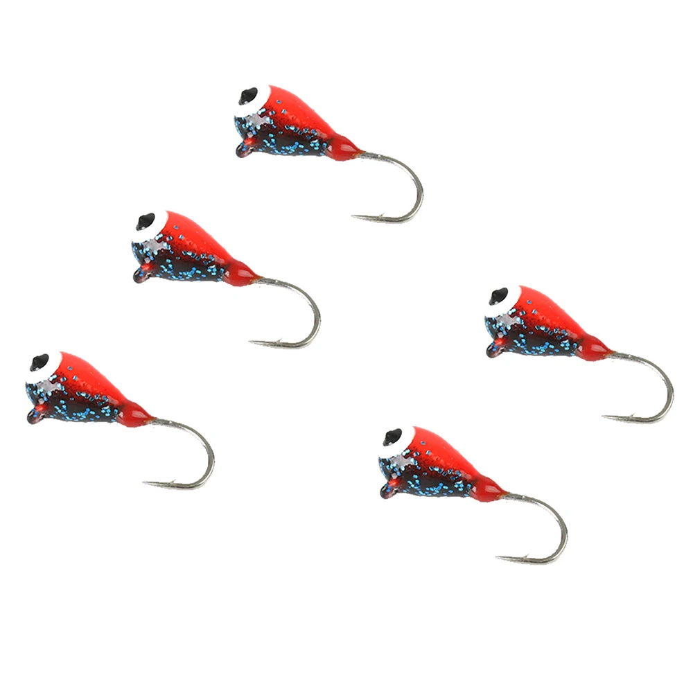 5pc Ice jig 032 Maximumcatch 16#14#12# вольфрамовый джиг для подледной рыбалки, 0,42 г-1,90 г, приманка для подледной рыбалки, 11 мм-17 мм, японский крючок, зимние приманки для рыбалки - Цвет: 5pc Ice jig 032