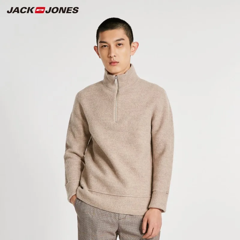 JackJones мужской модный тренд highstreet стиль водолазка свитер 218425517 |