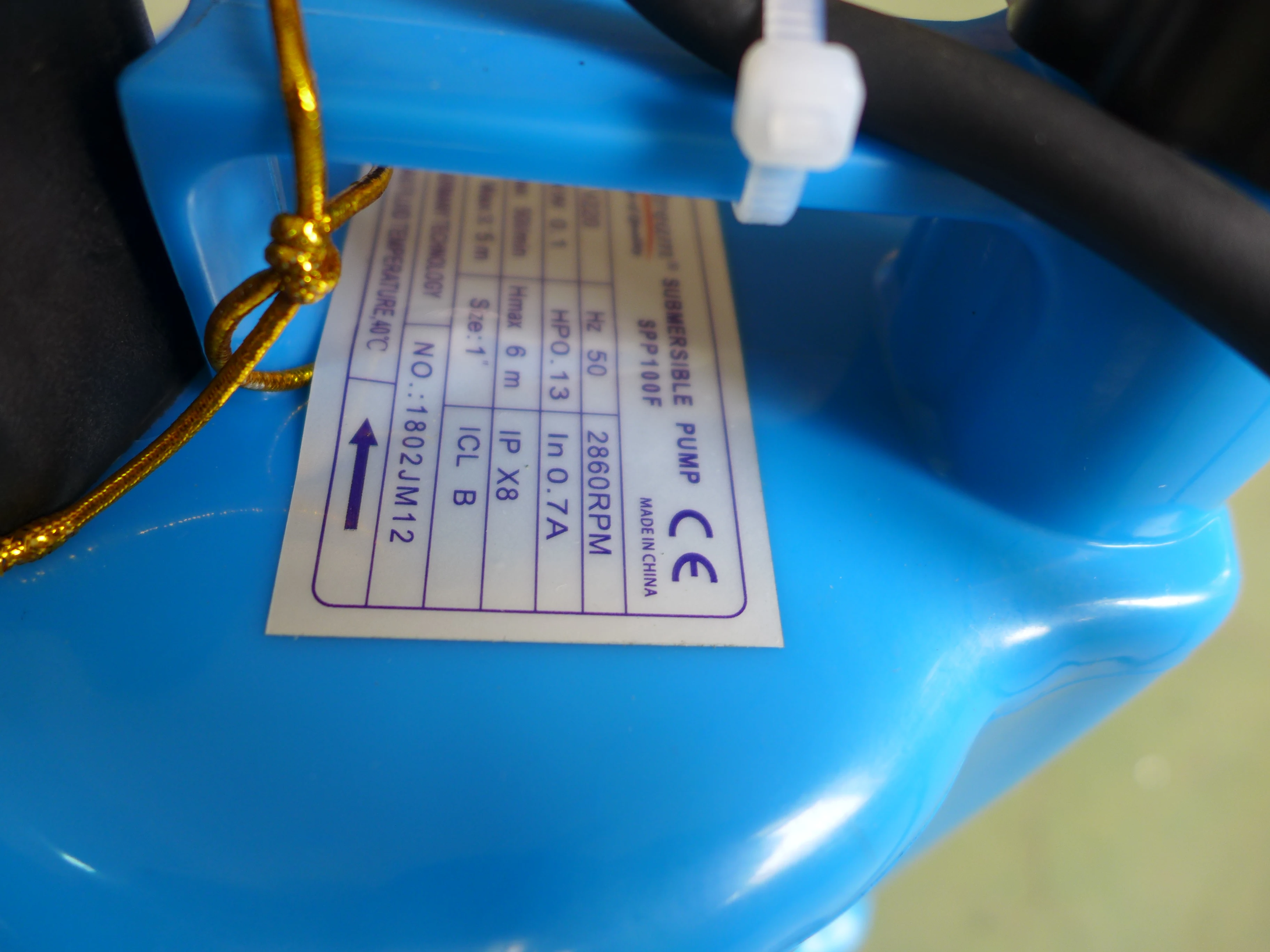 

SPP100F Aquarium Float Switch Plastic Submersible Water Pump