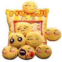 8pcs a bag of cartoon plush pillow toy stuffed soft rabbit dog hamster cat pudding doll toys birthday christmas gift for child