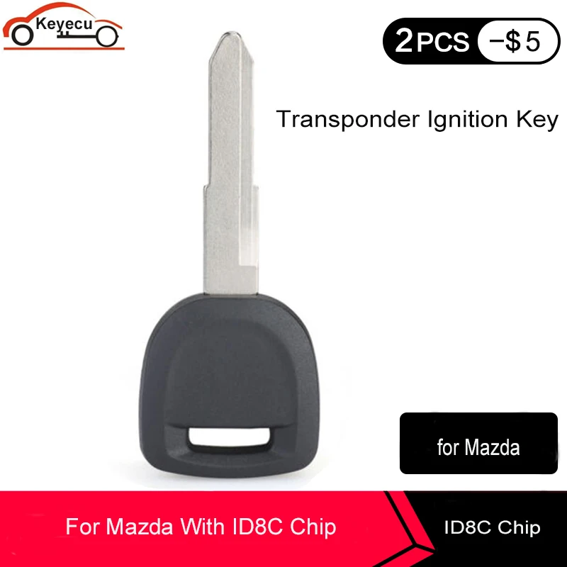 Брелок для ключей автомобиля KEYECU сменный транспондер с чипом транспондера ID8C