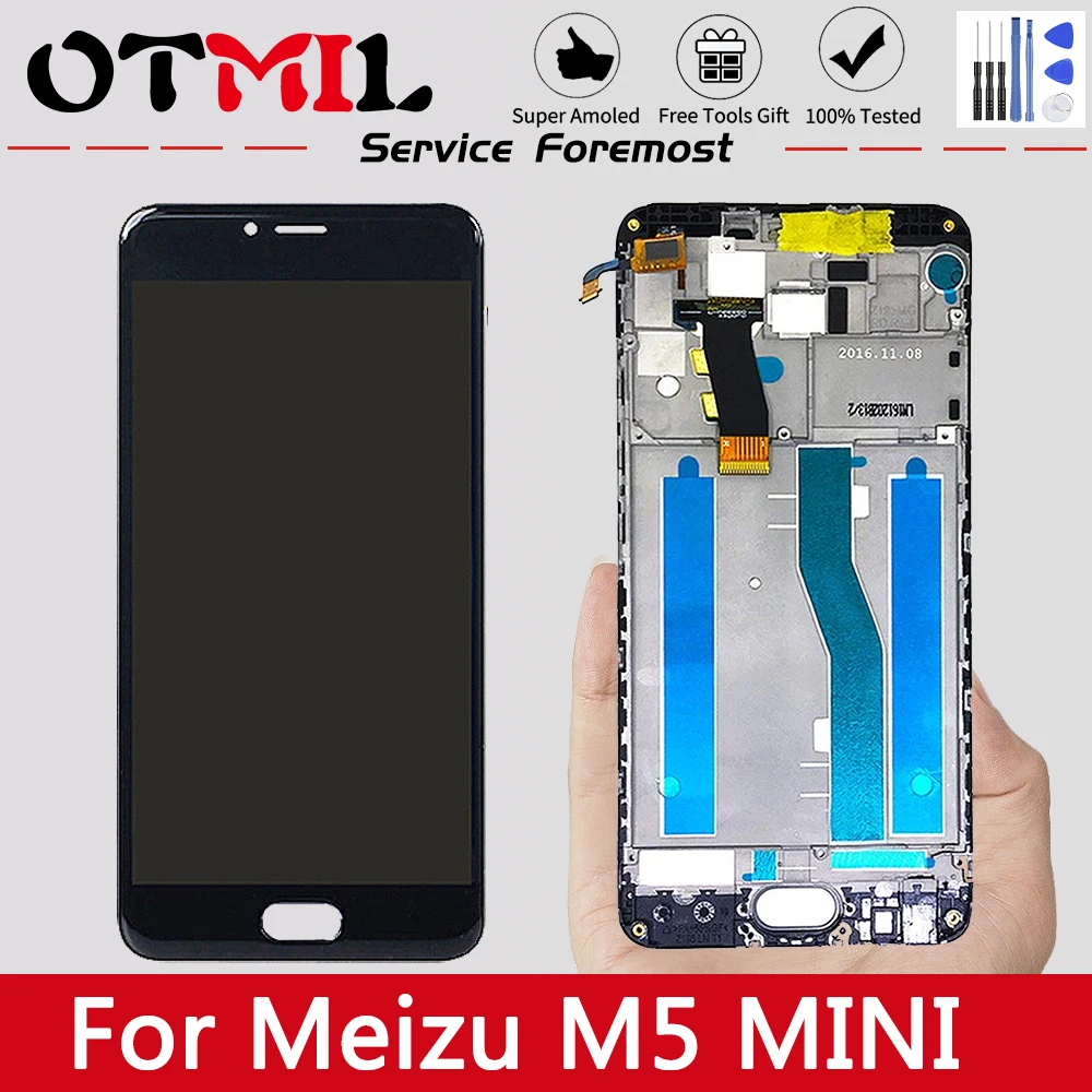 OTMIL 5 2 &quotдля Meizu M5 мини ЖК дисплей Дисплей кодирующий преобразователь сенсорного