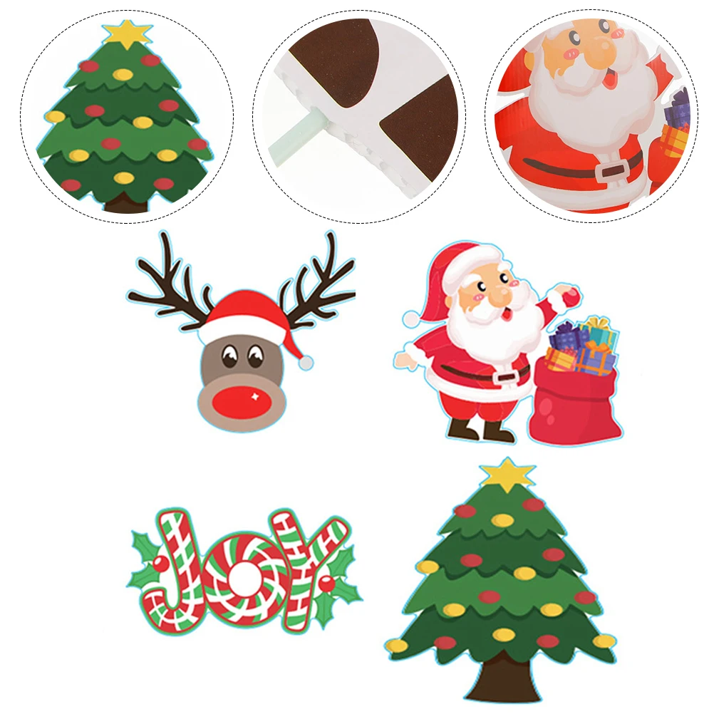 4 шт. рождественские вывески для газона двора наружные Рождественская елка двор