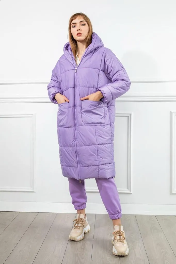 

Women's Quilted Fiber Inflatable Coat PBM7898