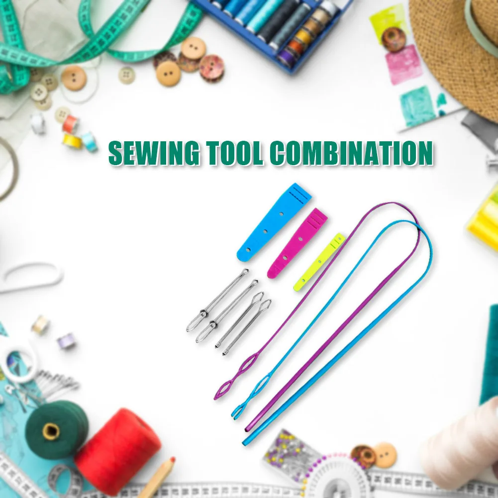 Набор швейных игл комплект из 9 предметов пластиковая эластичная лента зажим для