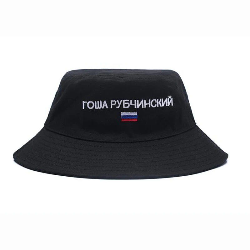 

Fashion Russian Embroidery Panama Bucket Hat Men Women Summer Bucket Cap Outdoors Bob Hat Hip Hop Gorros Fishing Fisherman Hat