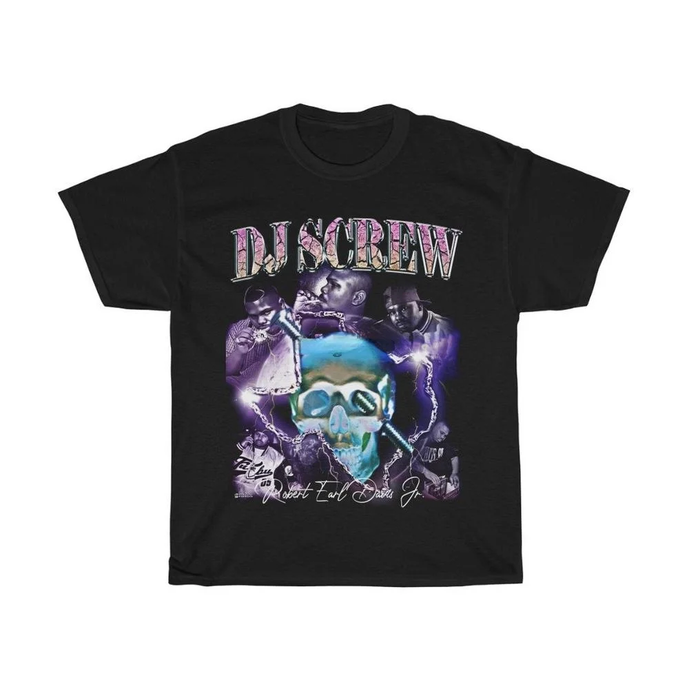 

Винтажная Футболка Dj Screw в стиле 90-х годов