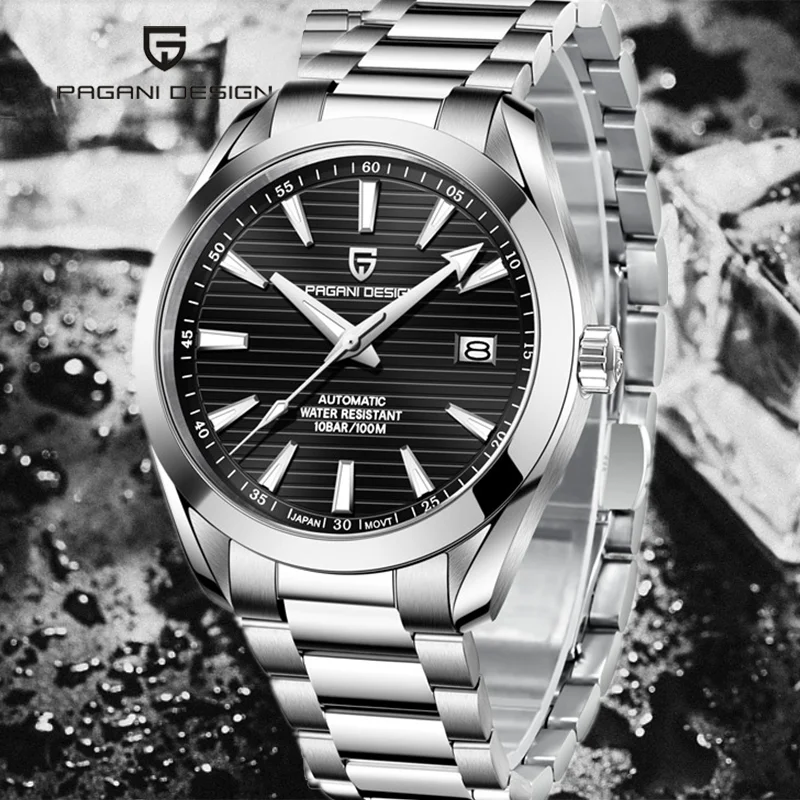 

PAGANI DESIGN Casual Sport Watches For Men Top Brand Stainless Steel Waterproof Mechanical Wristwatch Luxury Automatic Watches