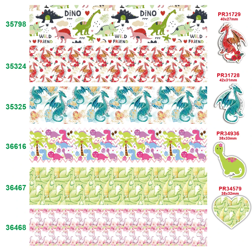 Бесплатная доставка 50 ярдов на размер мультяшная лента печатная корсажная