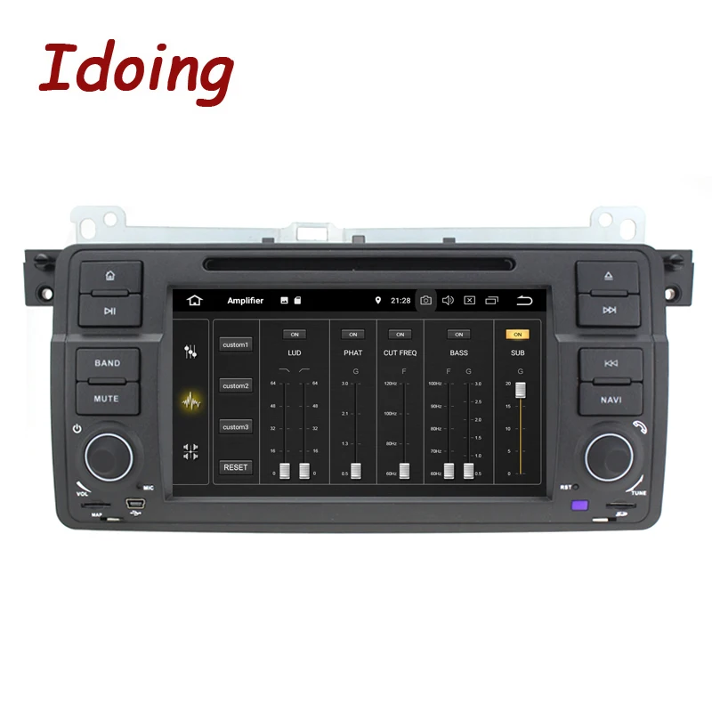 Idoing 7 &quotAndroid 9 0 автомобильный радио мультимедиа dvd плеер для BMW E46 M3 318/320/325/330/335 Rover 75