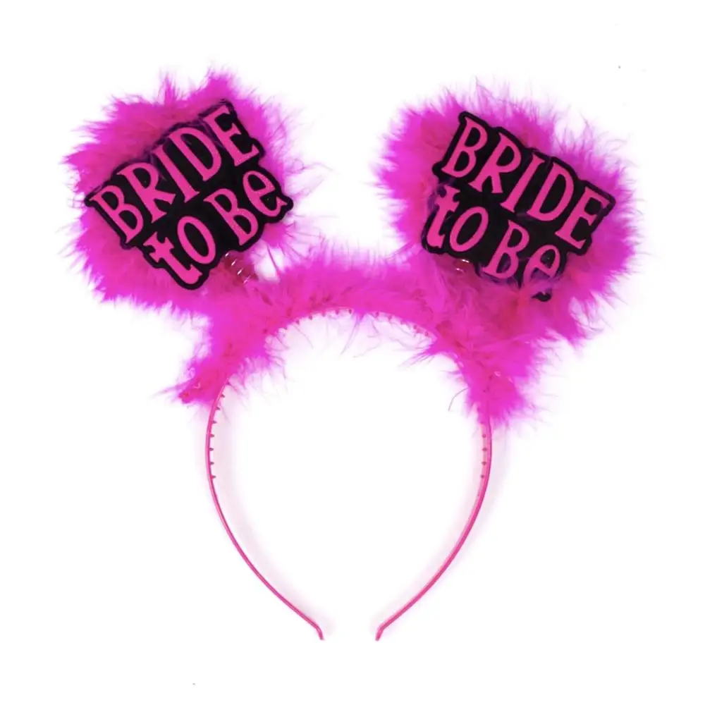 Головной убор для вечеринки невесты сексуальная головная повязка с меховым