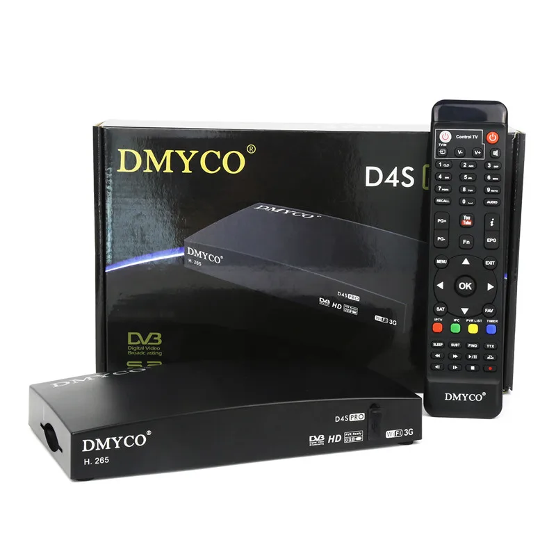 D4S Pro Двойной Тернер спутниковый ресивер DVB S2 HD 1080P ТВ ресивер 2* LNB порт Европа Biss Youtube D4SPRO рецептор pk Openbox V8S