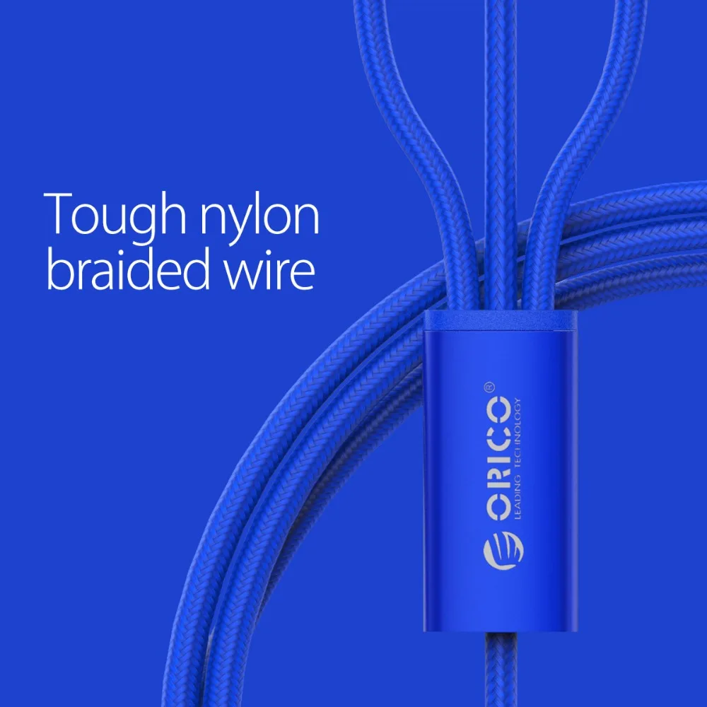 USB кабель ORICO H3S 3 в 1 зарядный A к Micro B/Type C/Lighting для iPhone XS XR 7 Huawei P20 Xiaomi 8|Кабели