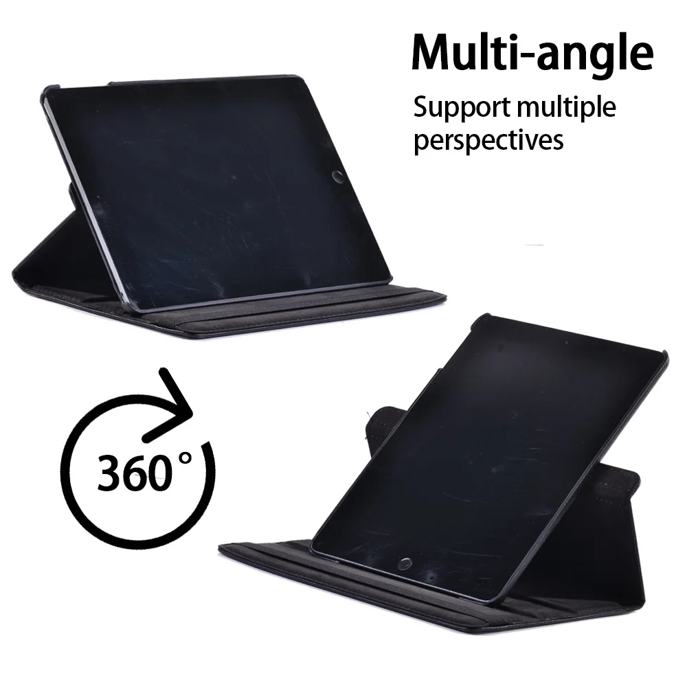 For Apple iPad Air 1 2 9.7 inch 360 Rotating PU Leather Smart Cover IPad 5 6 case 5th 6th Generation Tablet Case | Компьютеры и офис