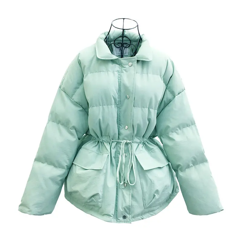 

Down Cotton Jacket Women Adjustable Waist Cotton Winter Jacket Women Thick Parkas Fashion Long Winter Coat Chaqueta Mujer C5755