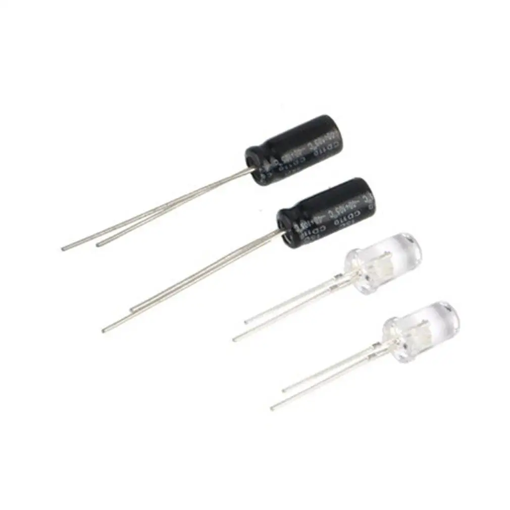 Простой светодиодный светильник вспышка 5 мм макетная плата для