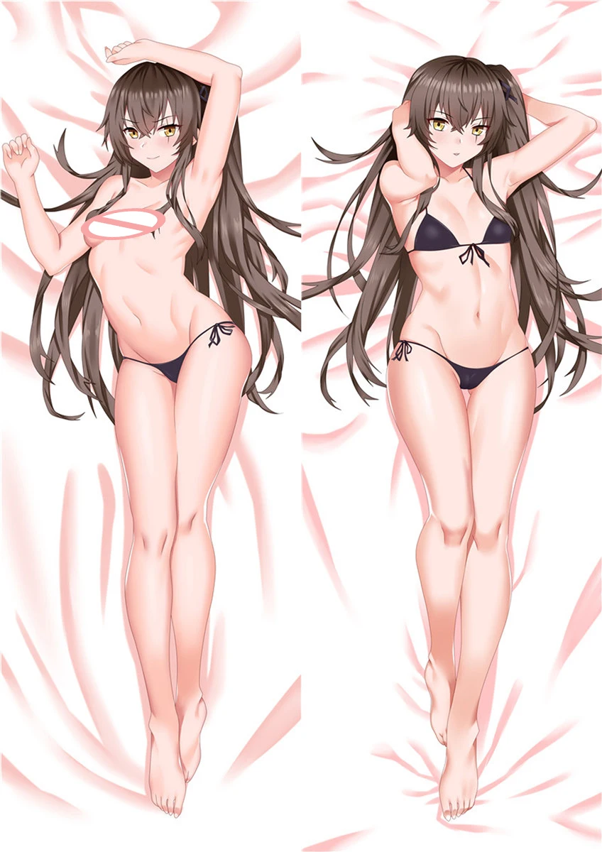 S19 Аниме Девушки спереди Dakimakura Чехол персонажи DSR50& hk416 подушку Чехол Suomi& WA2000 обнимает тело наволочка - Цвет: S19