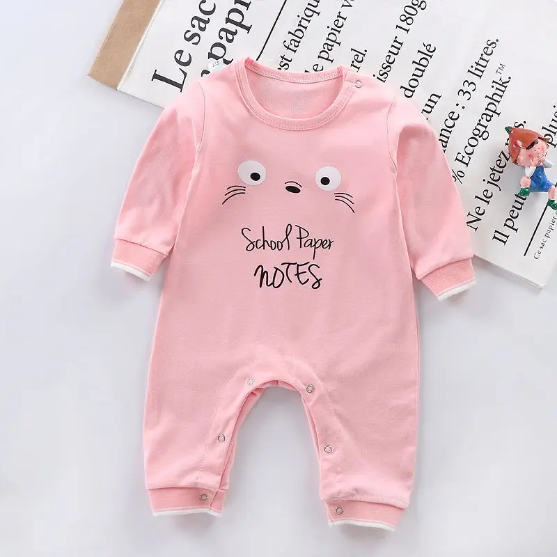 

ZWY872 New Baby Rompers Short Sleeve Newborn Infant Baby Boy Girl One-piece Fashion Cartoon Printed Jumpsuit Climbing Clothes