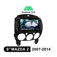 8 android10 head unit car stereo apple carplay 1din upgrade with bluetooth 5 1 for mazda 2 2007 2014 car intelligent system gps