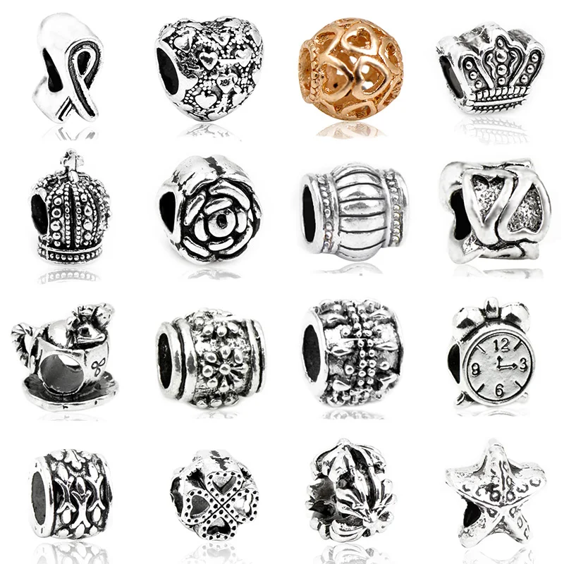 Европейский 1 шт. Корона морской звезды ювелирные бусины ручной работы с Pandora