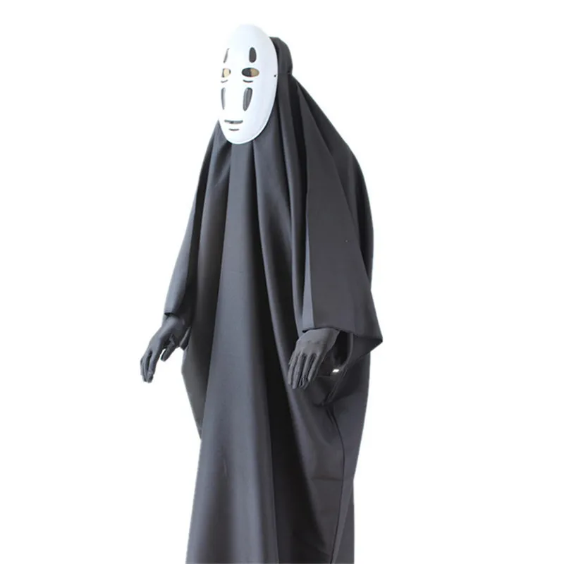 Anime Spirited Away Cosplay Costumes Kaonashi Cosplay Costume Uniforms Halloween Party Sen To Chihiro No Kamikakushi Cloak