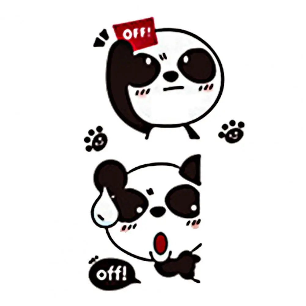 

Creative Switch Stickers Animals Patterns Multi-purpose Panda Sticker Decorative Cartoon Panda Print Sticker Decor for Home