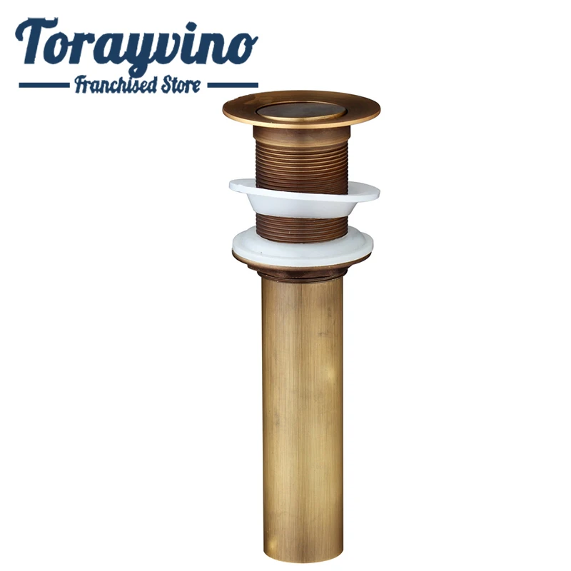 Выдвижная сливная раковина для ванной комнаты из латуни душ античная латунь