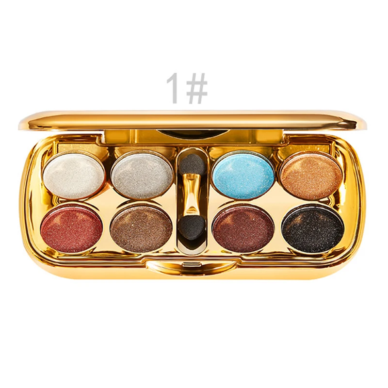 Тени для век 8 цветов алмазная Оголенная Косметика макияжа долговечная косметика
