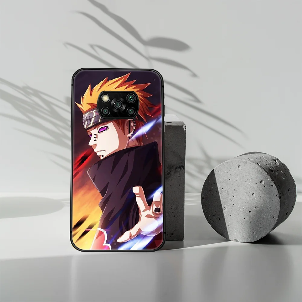 

ANIME Pain Phone case Cover Hull For Xiaomi Mi A2 A3 8 9 9T Note 10 Se Lite Pro black Cover Soft Waterproof Fashion Back