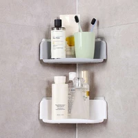suction cup corner shower shelf bathroom shampoo shower shelf holder kitchen storage rack organizer 3 colors